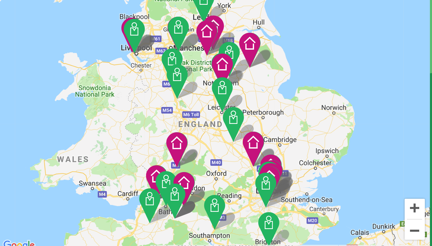 Find my local SAH - Community Organisers