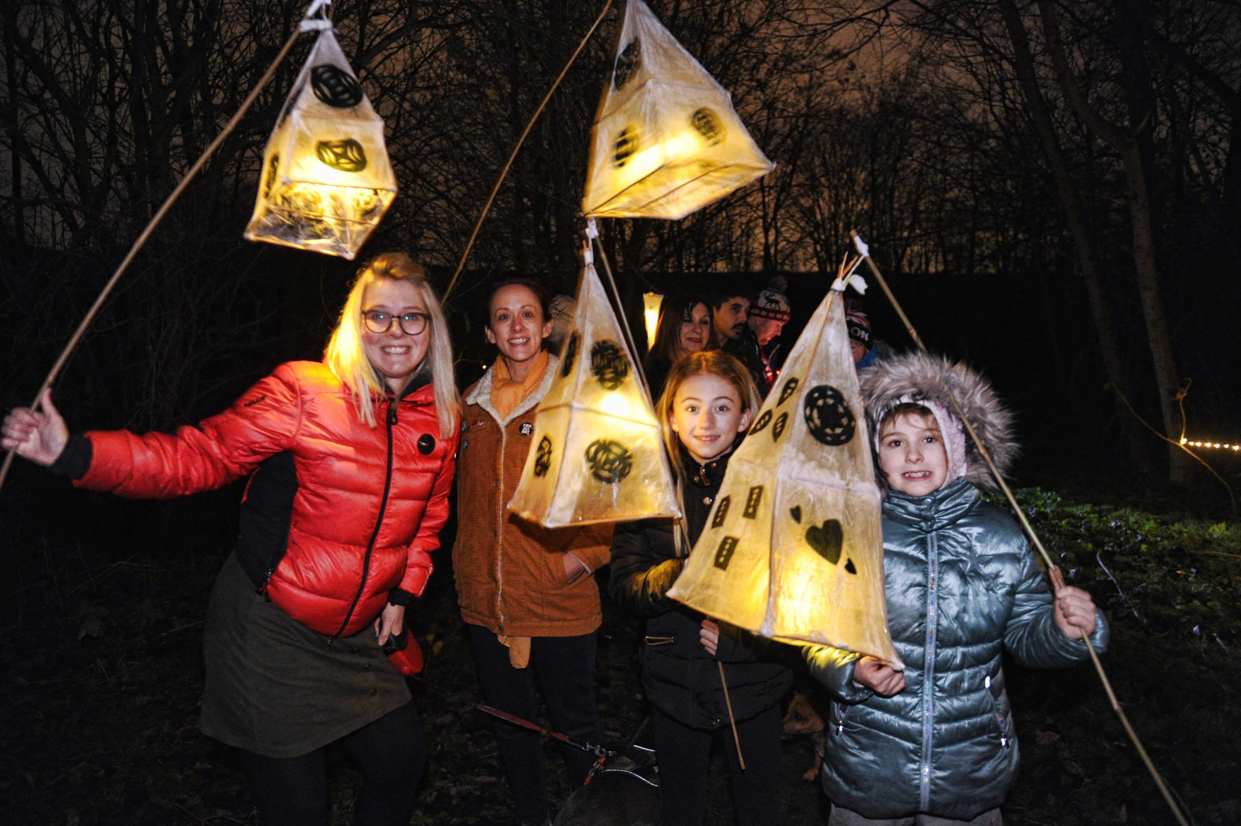 Parkgate community lights the way with lantern walk Community Organisers